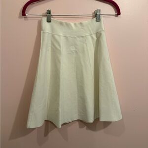 BCBGMaxAzria Cream Circle Skirt
